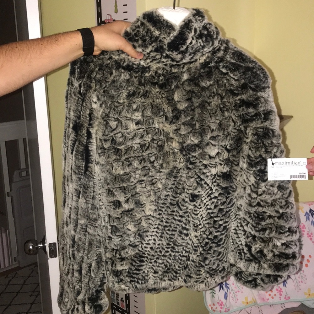 Fur poncho